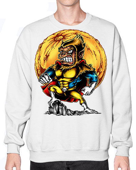 Super Monkey - Files - monkey- Sweatshirt - Crew
