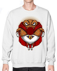 Super donut 243# - cartoon food- Sweatshirt - Crew