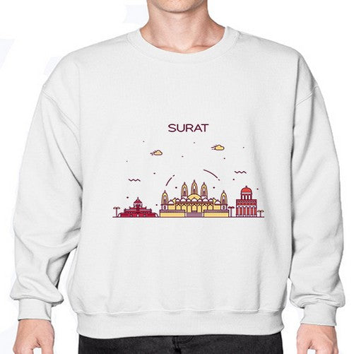Surat 1908# - cities- Sweatshirt - Crew