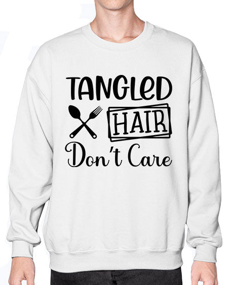 Tangled hair dont care 01# - summer- Sweatshirt - Crew