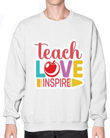 Teach Love Inspire 1443# - teacher- Sweatshirt - Crew