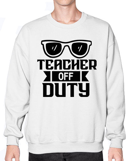 Teacher off duty 01# - summer- Sweatshirt - Crew