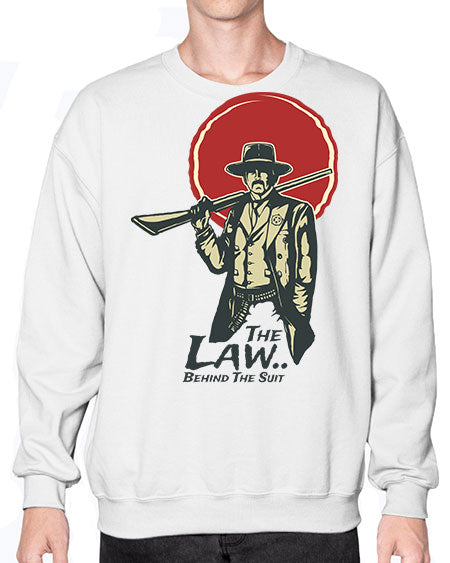 The Law Behind The Suit 1520# - lawyer- Sweatshirt - Crew