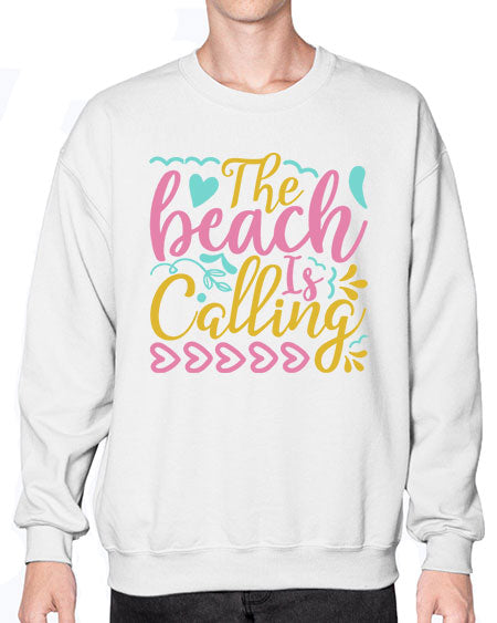 The beach is calling Style 1# - summer- Sweatshirt - Crew