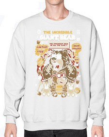 The incredible bear 251# - cartoon animals- Sweatshirt - Crew