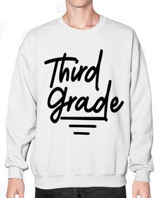 Third Grade 947# - third grade- Sweatshirt - Crew