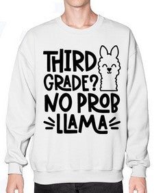 Third Grade No Prob 971# - third grade- Sweatshirt - Crew