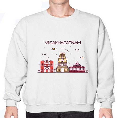 Visakhapatnam 2091# - cities- Sweatshirt - Crew