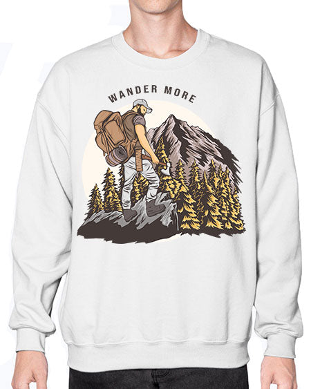 Wander More 3# - nature- Sweatshirt - Crew