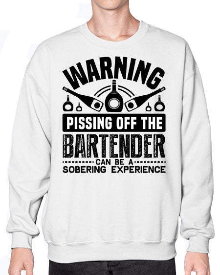 Warning Style 462# - bartender- Sweatshirt - Crew