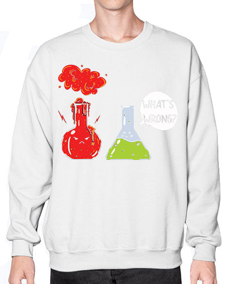WhatsWrongScienceTshirt 11# - general science- Sweatshirt - Crew