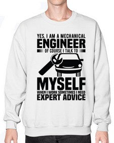 Yes I Am A Mechanical Style 1671# - engineer- Sweatshirt - Crew