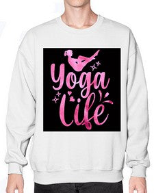 Yoga Life  629# - yoga- Sweatshirt - Crew