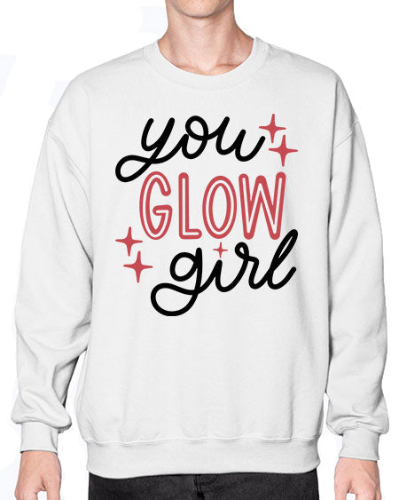 You Glow Girl Style 5# -makeup Sweatshirt - Crew