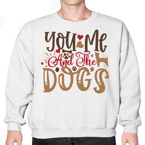 You Me And The Dogs Style 52# - dogs- Sweatshirt - Crew