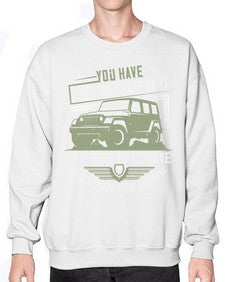 You have only to believe if you wish to achieve That rhymed Unintentional 59# - hot rod- Sweatshirt - Crew