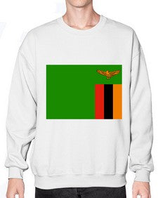 Zambia 2160# - world flags- Sweatshirt - Crew