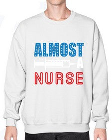 almost nure transeparent 574# - nurse- Sweatshirt - Crew