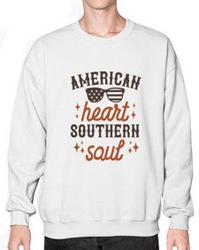 american heart southern soul 231# - western- Sweatshirt - Crew