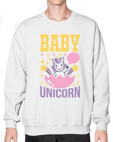 baby unicorn 18# - unicorn- Sweatshirt - Crew