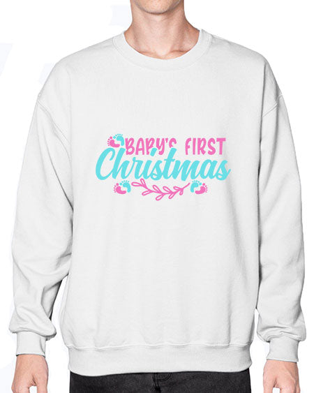 babys first christmas Style 36# - baby- Sweatshirt - Crew
