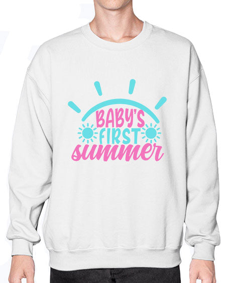 babys first summer Style 40# - baby- Sweatshirt - Crew