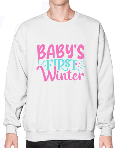 babys first winter Style 42# - baby- Sweatshirt - Crew