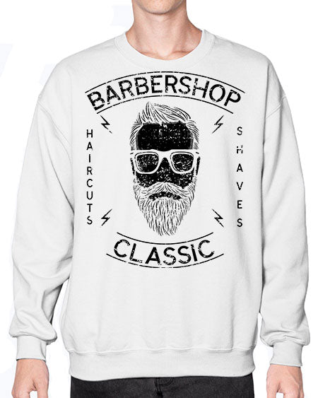 barber shop classic588# - barber- Sweatshirt - Crew