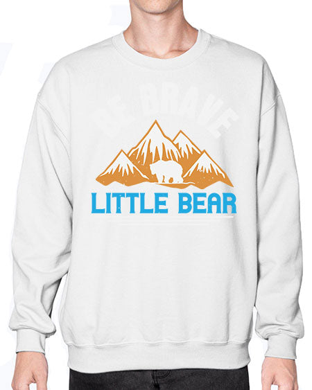 be brave little bear 23# - bears - animals- Sweatshirt - Crew