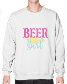 beer girl 48# - beer- Sweatshirt - Crew