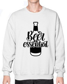 beer is essential 650# - beer- Sweatshirt - Crew