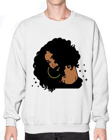 black women - queen 54# - black girls or women- Sweatshirt - Crew