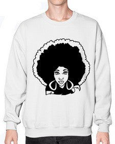 black women - queen 60# - black girls or women- Sweatshirt - Crew