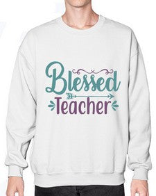 blessed teacher 631# - teacher- Sweatshirt - Crew