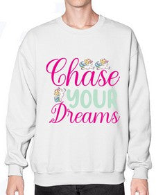 chase your dreams 79# - unicorn- Sweatshirt - Crew