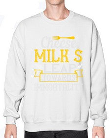 cheesemilks leap towards immortality 87# - cooking- Sweatshirt - Crew