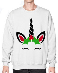 christmas unicorn 81# - unicorn- Sweatshirt - Crew