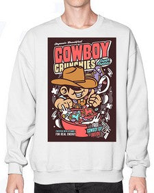 cowboy crunchies 345# - western- Sweatshirt - Crew