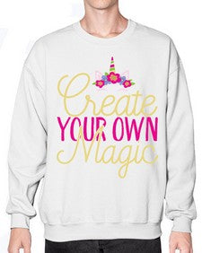 create your own magic 82# - unicorn- Sweatshirt - Crew