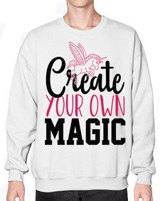 create your own magic 87# - unicorn- Sweatshirt - Crew