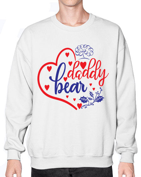 daddy bear 83# - bears - animals- Sweatshirt - Crew