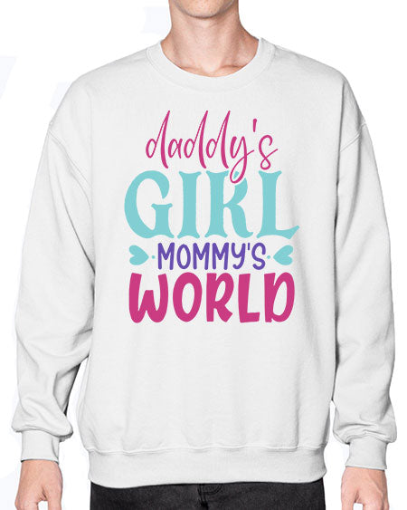 daddys girl mammys world Style 67# - baby- Sweatshirt - Crew
