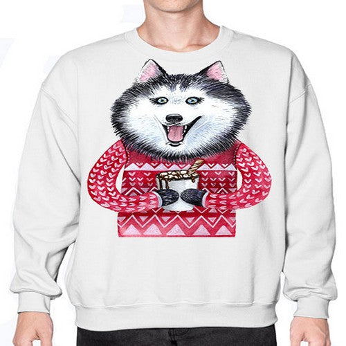 dog 73# - dogs- Sweatshirt - Crew