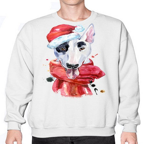 dog hat scarf 112# - dogs- Sweatshirt - Crew