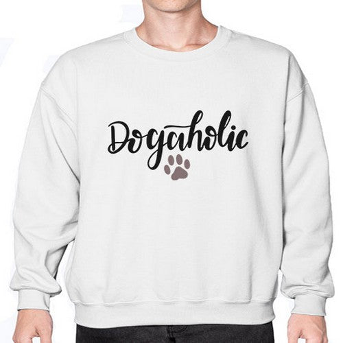 dogaholic 120# - dogs- Sweatshirt - Crew