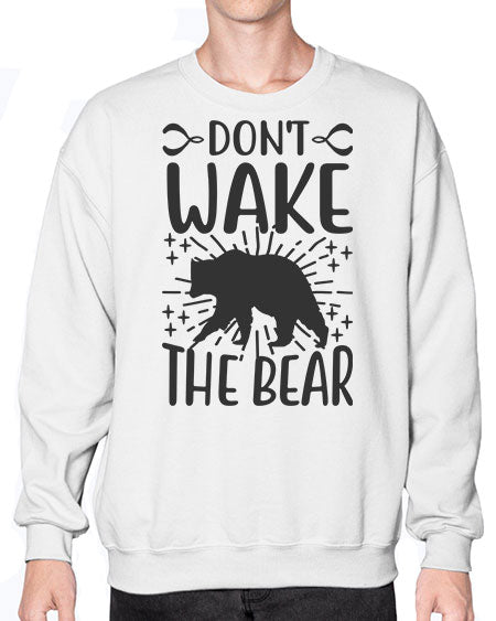 dont wake the bear 97# - bears - animals- Sweatshirt - Crew