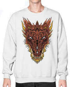 dragon 176# - dragon- Sweatshirt - Crew