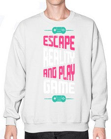 escape reality and play 80# - video games- Sweatshirt - Crew
