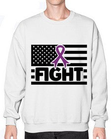 fight 145# - alzheimers- Sweatshirt - Crew
