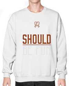 food should be fun 173# - cooking- Sweatshirt - Crew